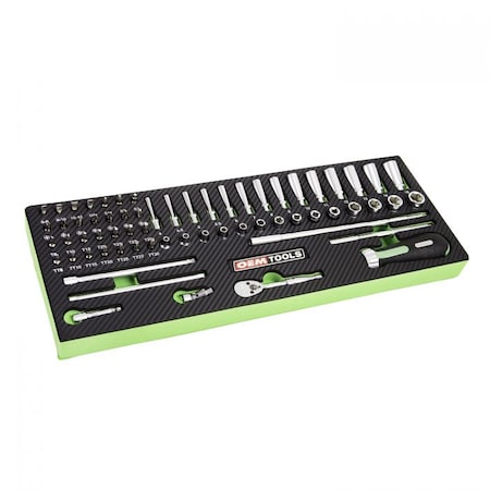 Oemtools 64 Piece 1/4" Drive Mechanic's Set 23997